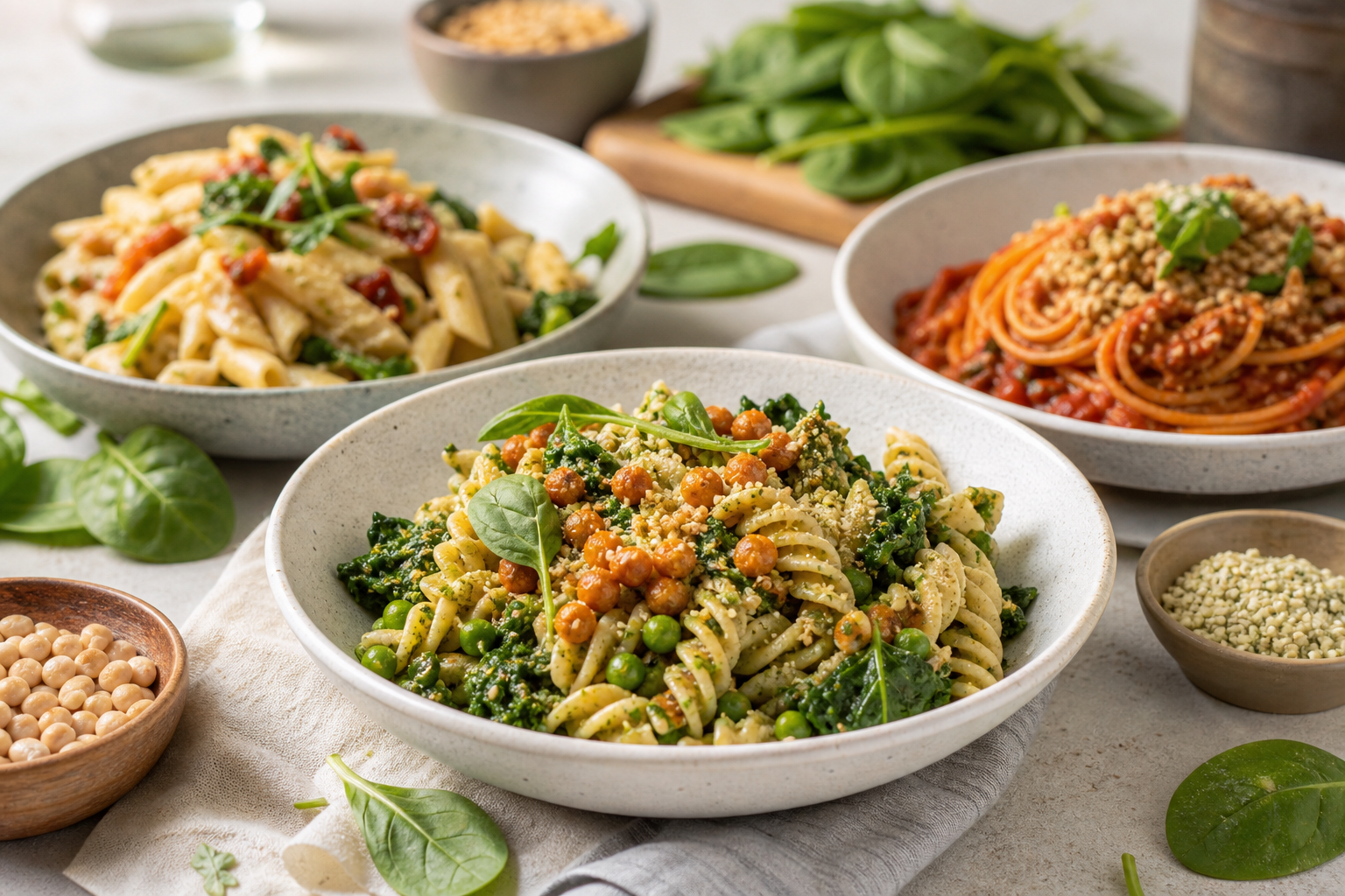 What are some high protein vegan pasta recipes to try in 2025?