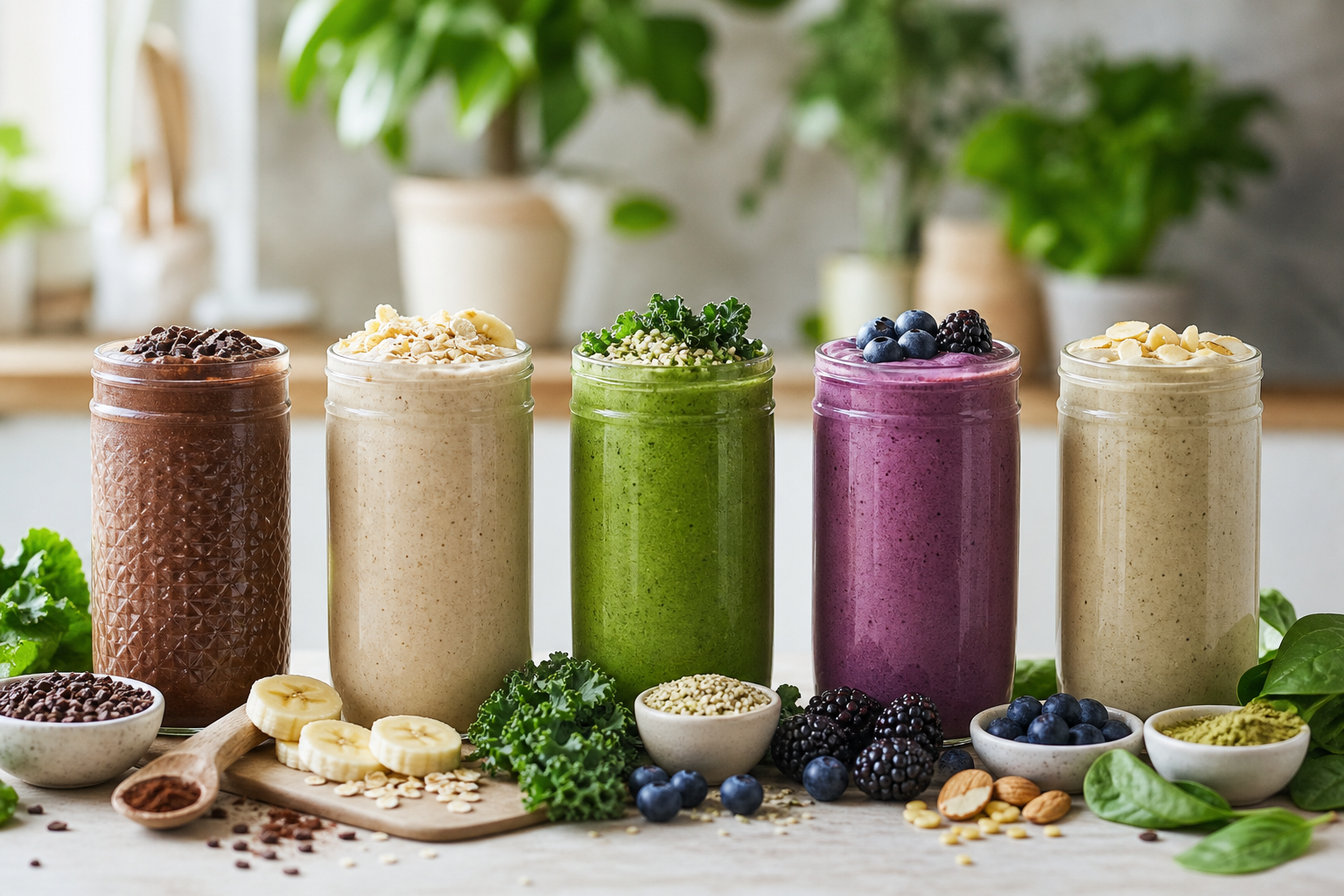 What are some high-protein vegan smoothies to boost energy in 2026?