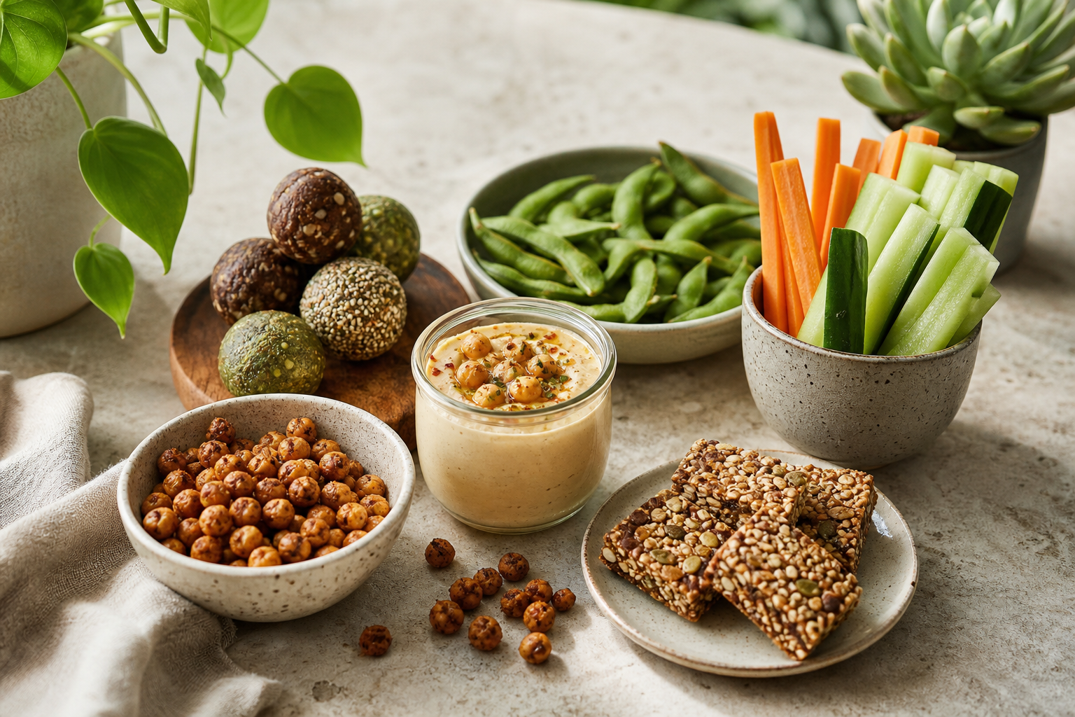 What are some high protein vegan snacks to enjoy in 2025?
