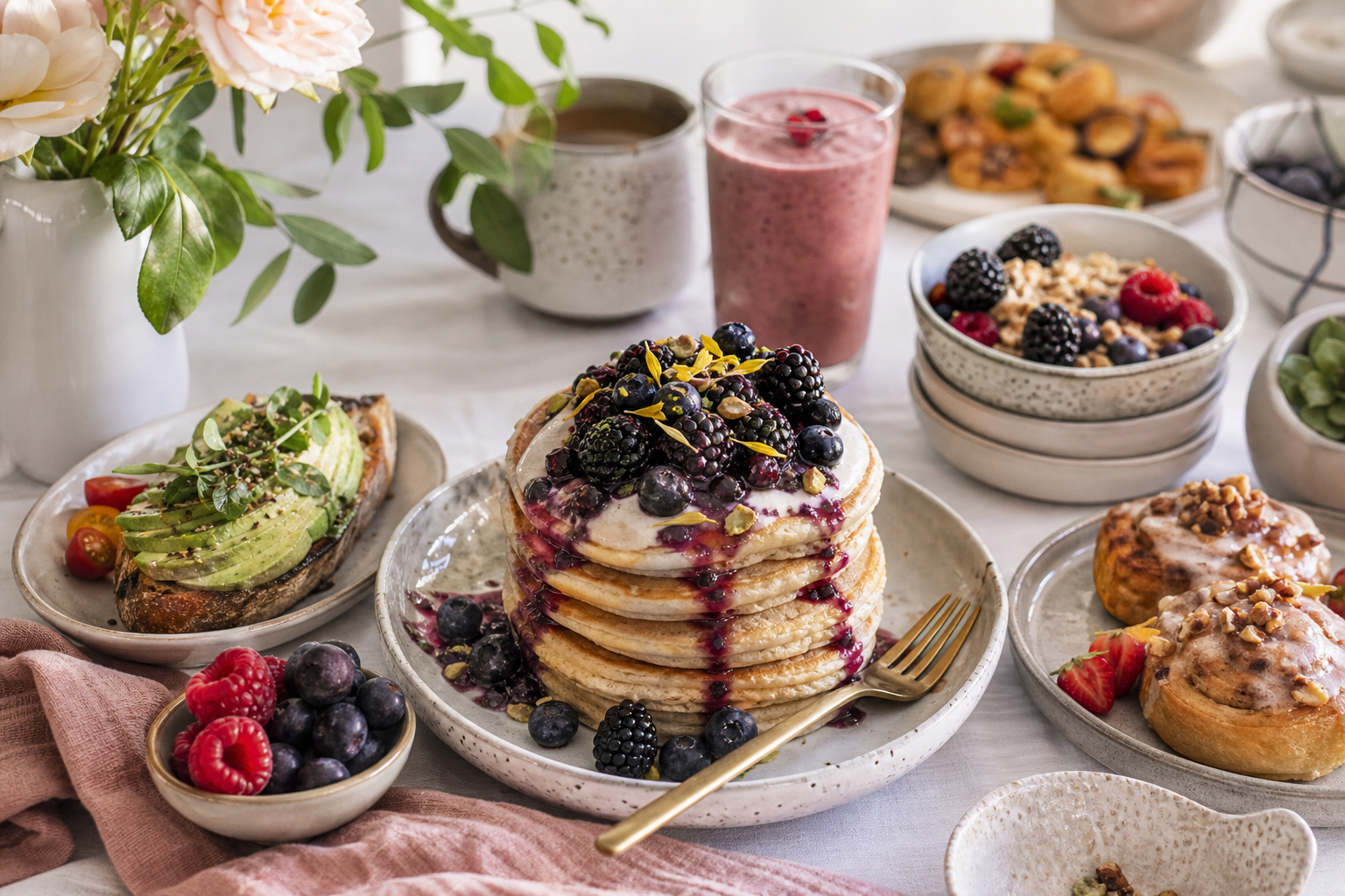 What are some indulgent vegan breakfast ideas for special occasions in 2025?