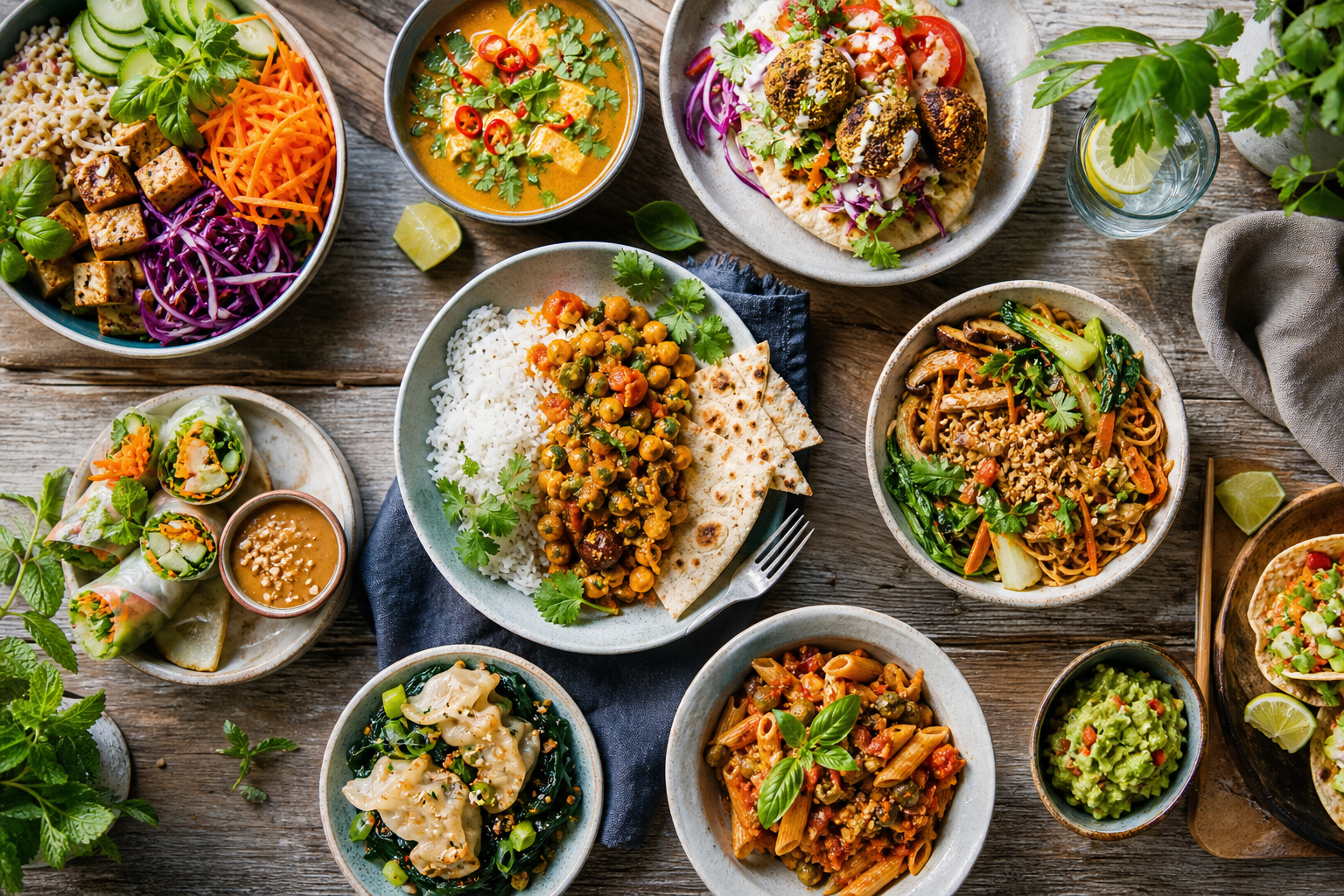 What are some international budget-friendly vegan recipes to enjoy in 2025?