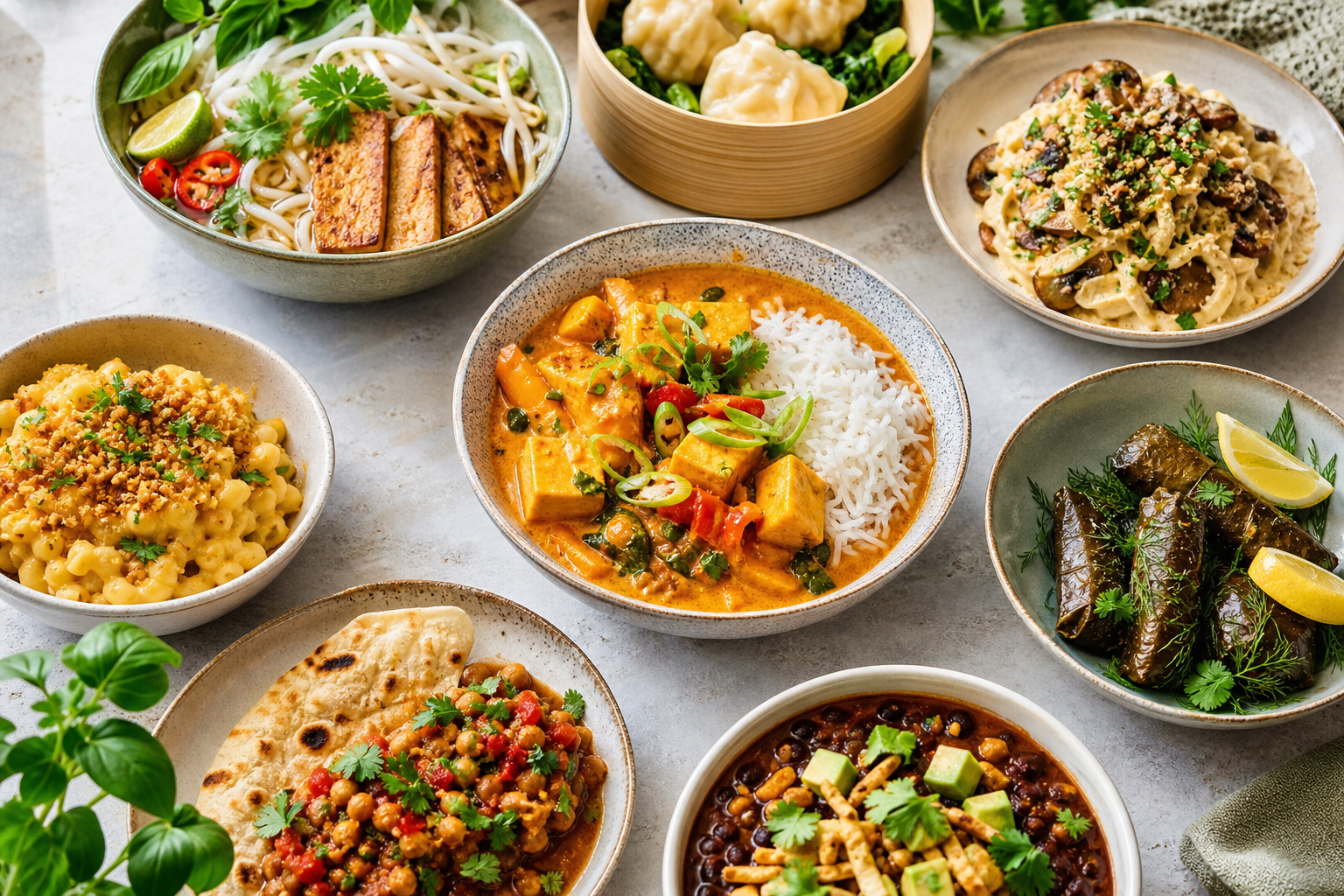 What are some international vegan comfort food recipes to try in 2026?