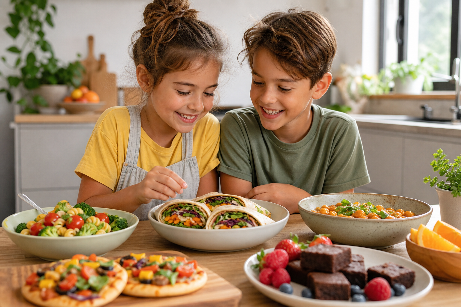 What are some kid-friendly simple vegan recipes for 2026?