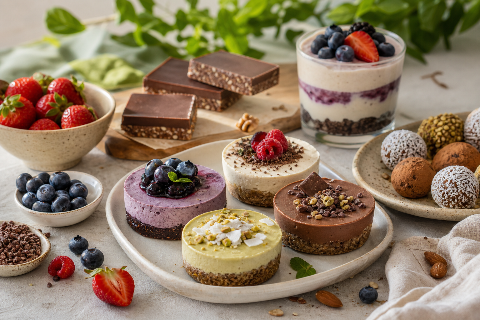 What are some no-bake vegan dessert recipes to try in 2025?