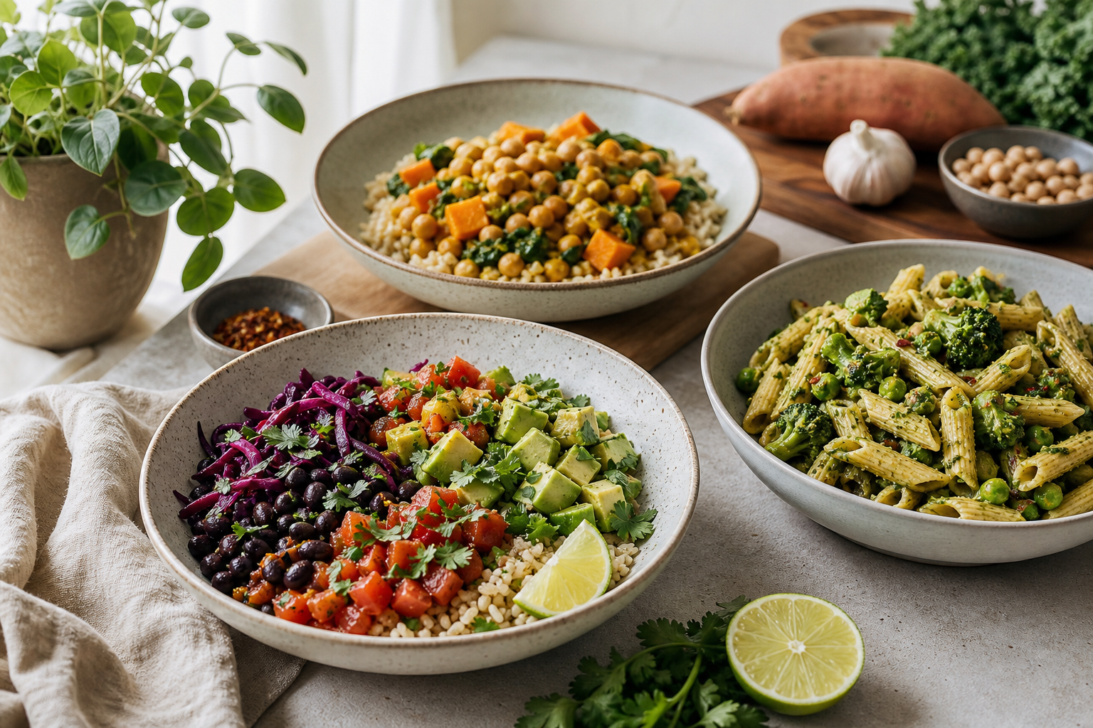 What are some quick and easy budget-friendly vegan meals for 2025?