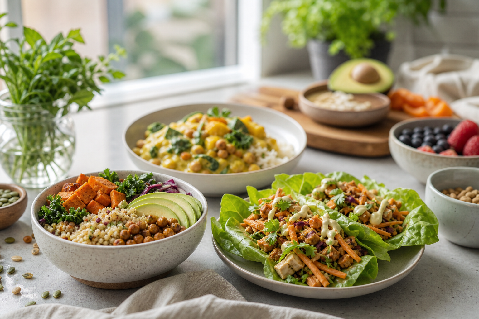 What are some quick vegan meals that cater to food allergies in 2025?