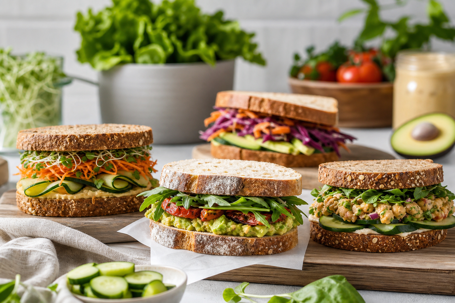 What are some quick vegan sandwich ideas for busy weekdays in 2026?