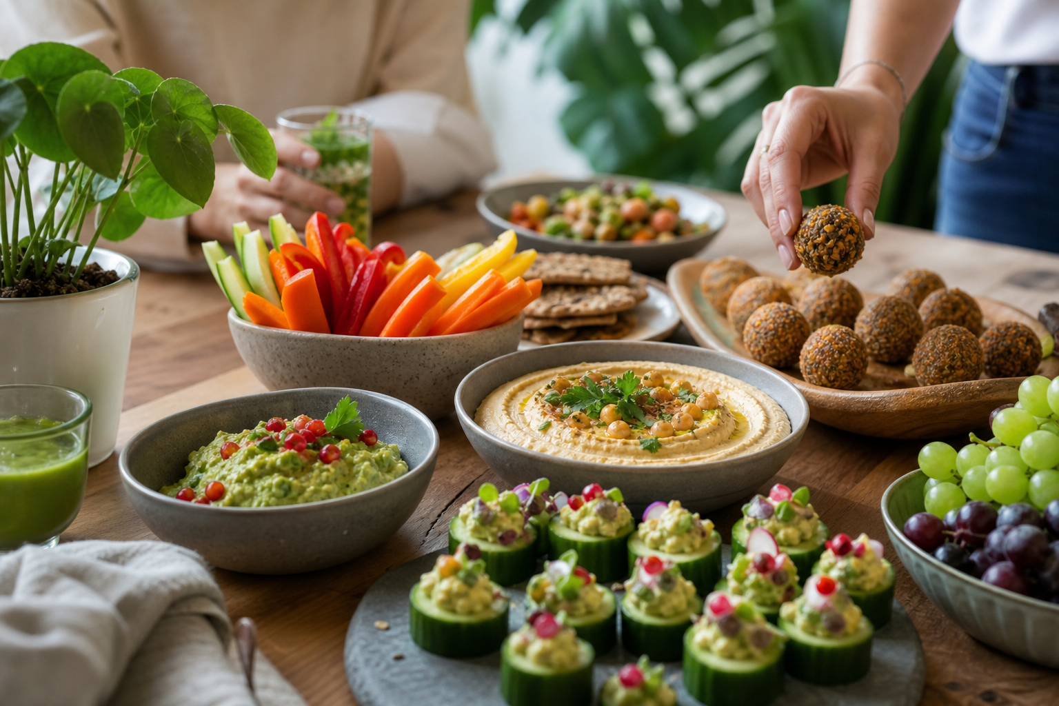 What are some quick vegan snacks for last-minute get-togethers in 2025?
