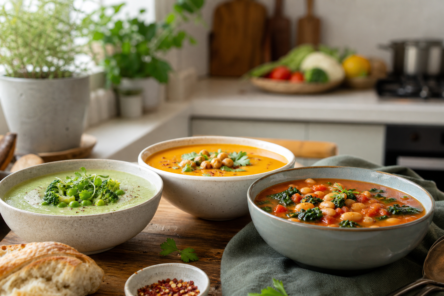 What are some quick vegan soup recipes for busy weeknights in 2026?