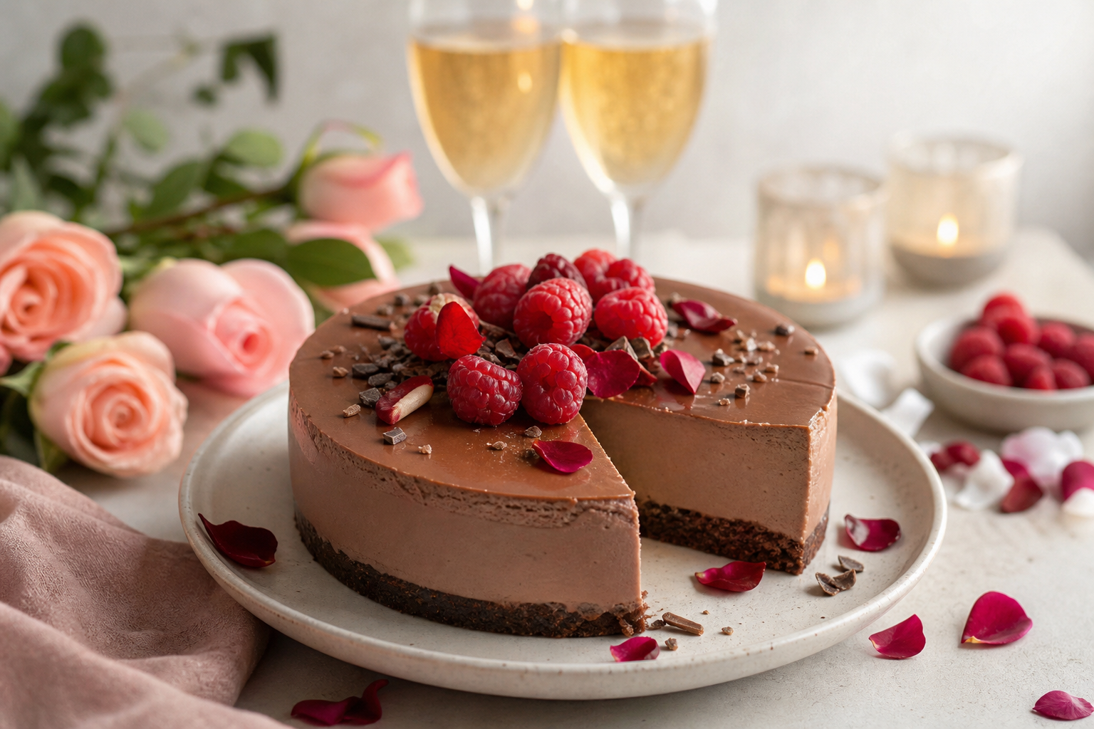 What are some romantic vegan dessert recipes for anniversaries in 2025?
