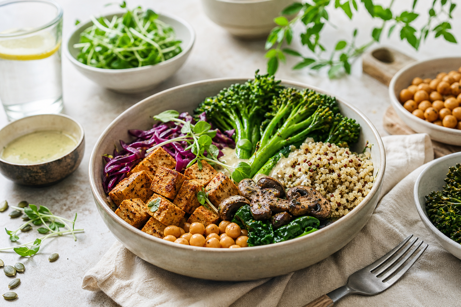 What are some satisfying vegan protein sources for dinner in 2025?