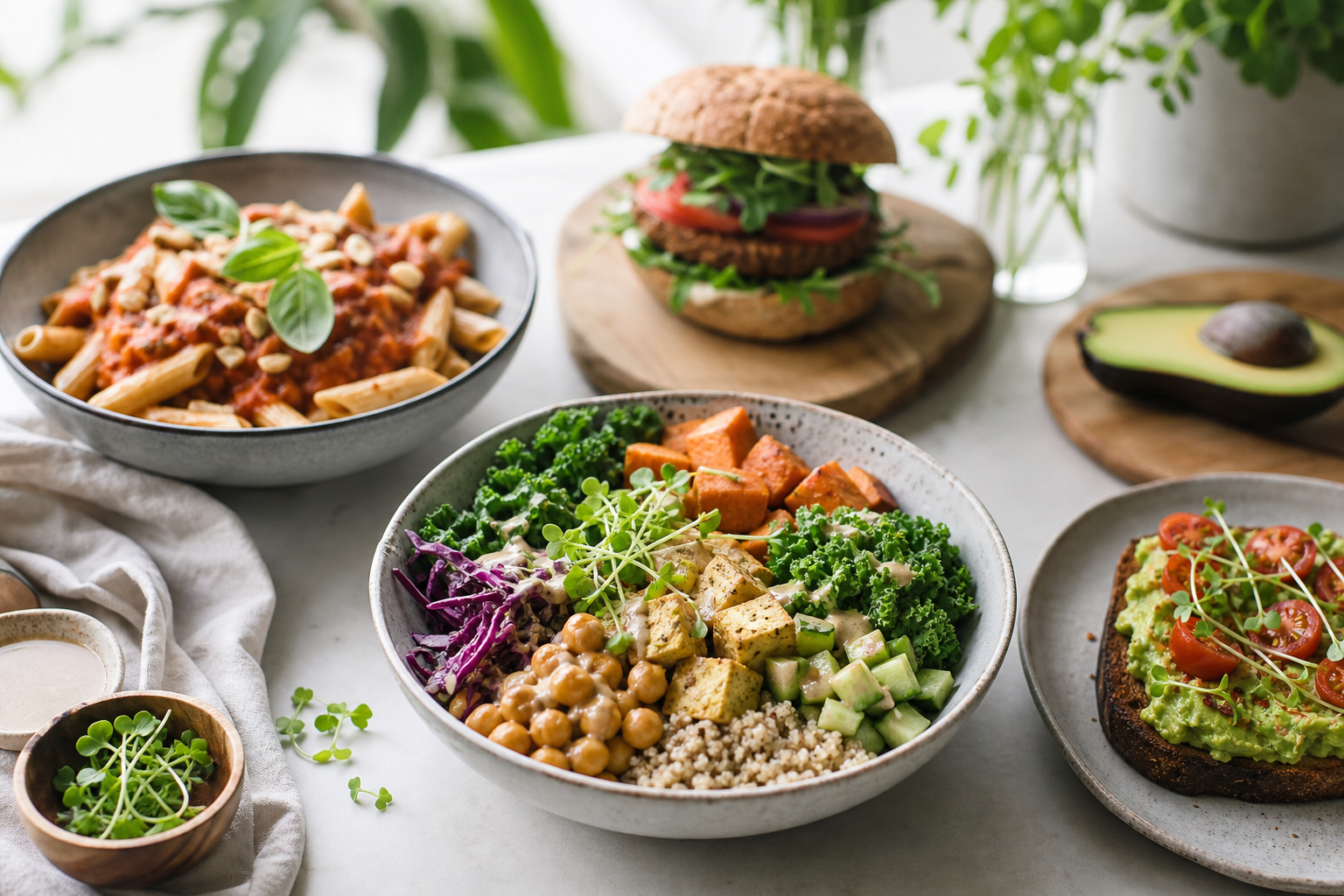What are some simple vegan recipes for beginners in 2025?