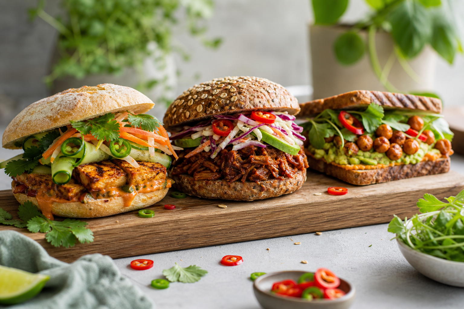 What are some spicy vegan sandwich recipes to try in 2026?