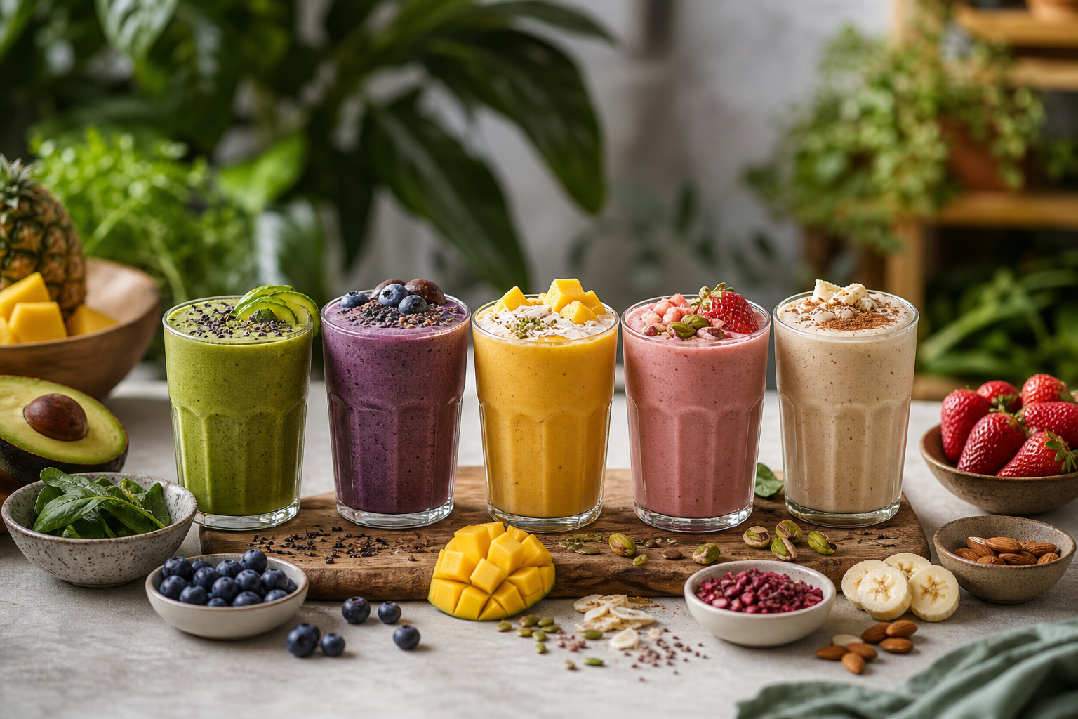 What are some unique flavor combinations for vegan smoothies in 2026?
