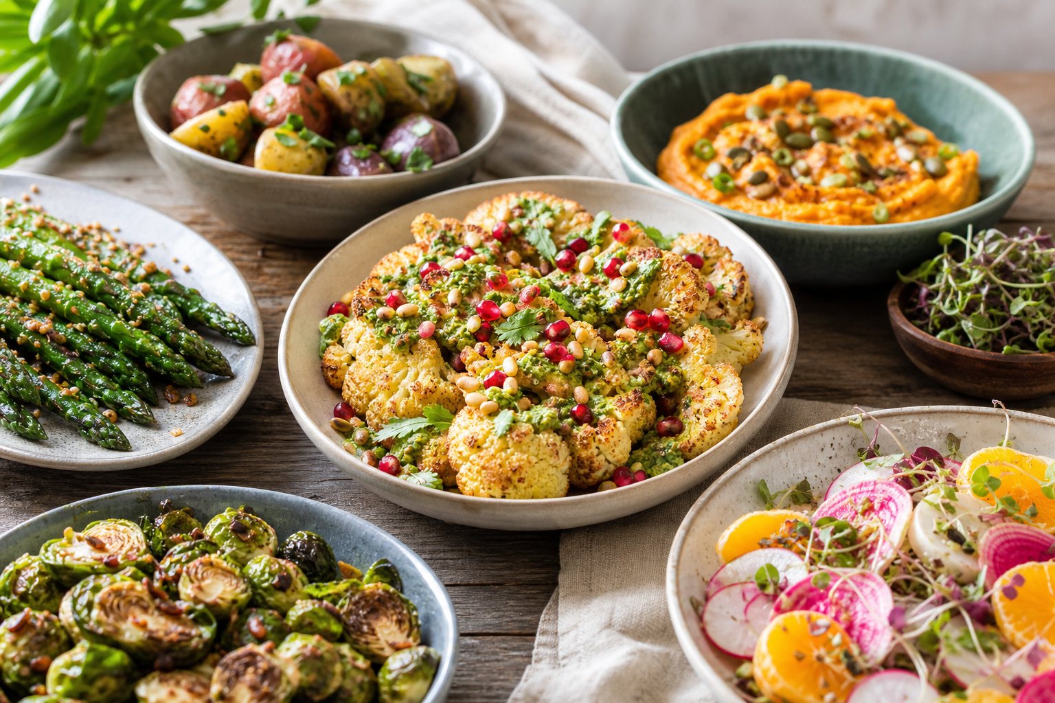 What are some unique vegan side dishes for dinner in 2025?
