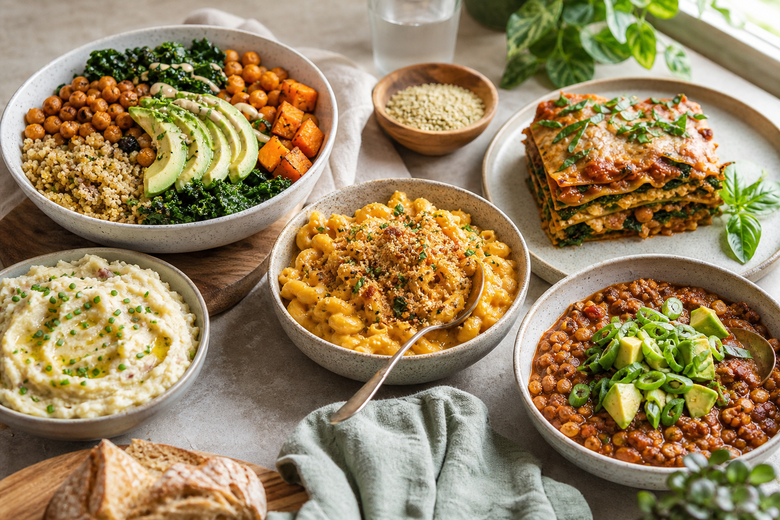 What are some vegan comfort food recipes that are also protein-packed in 2026?