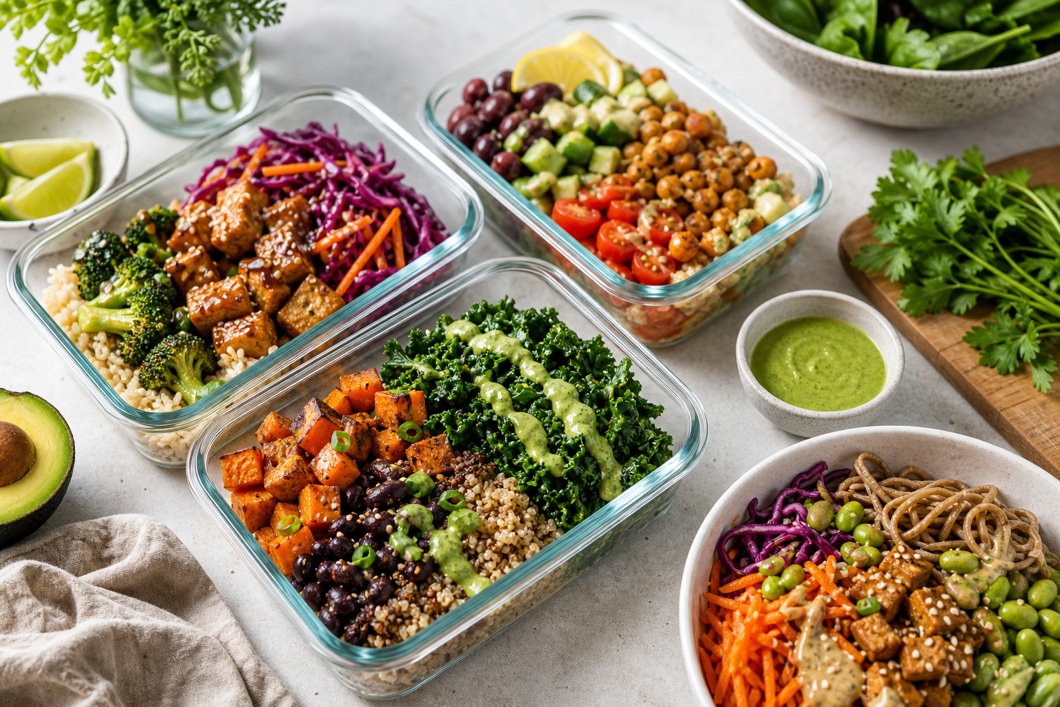 What are some vegan dinner recipes that are also good for meal planning in 2025?