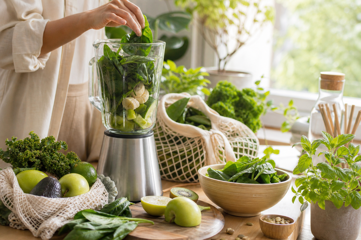 What are the best eco-friendly practices for making vegan smoothies in 2026?