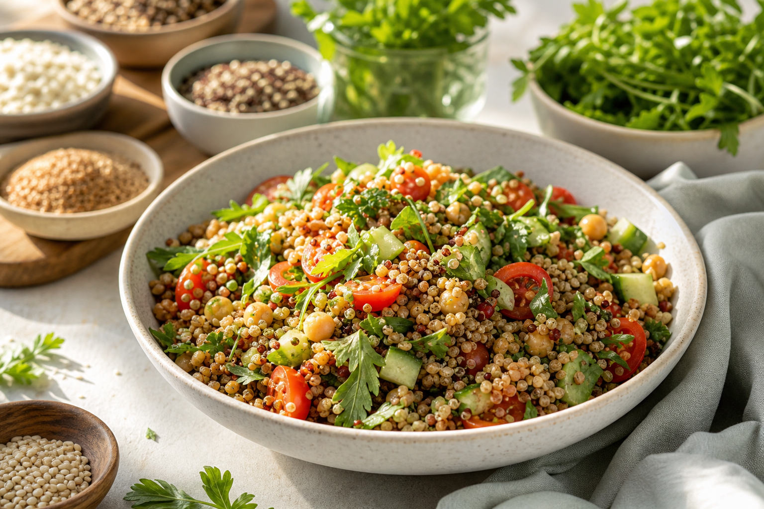What are the best grains to use in vegan salads for 2026?