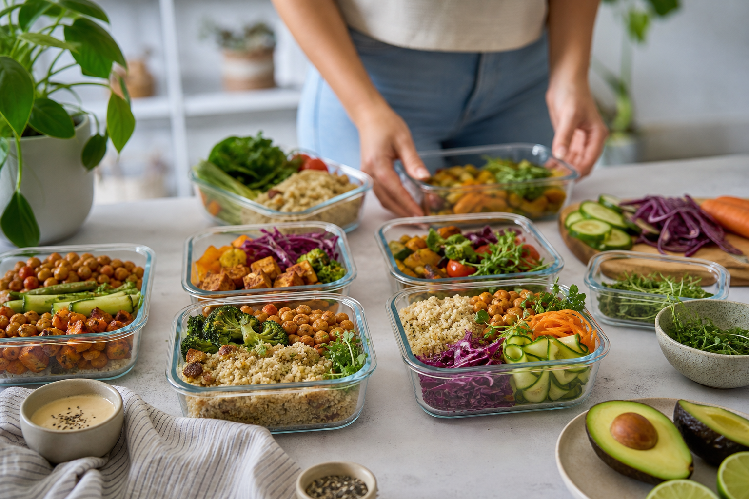 What are the best healthy vegan recipes for meal prepping in 2025?