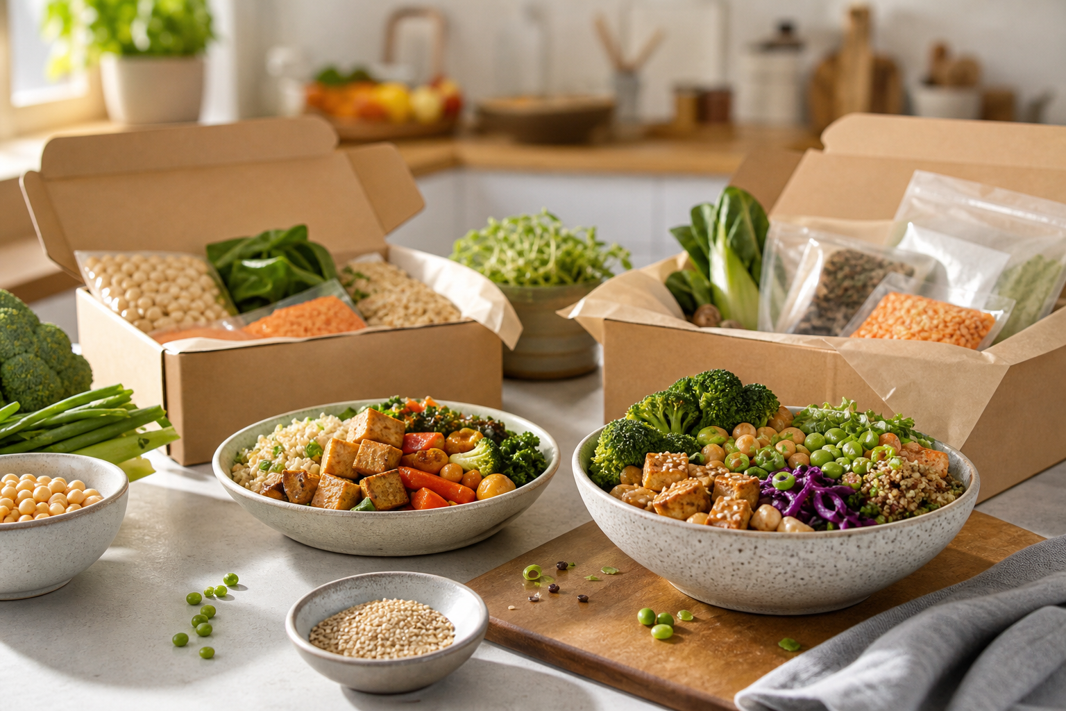 What are the best high protein vegan meal kits available in 2025?