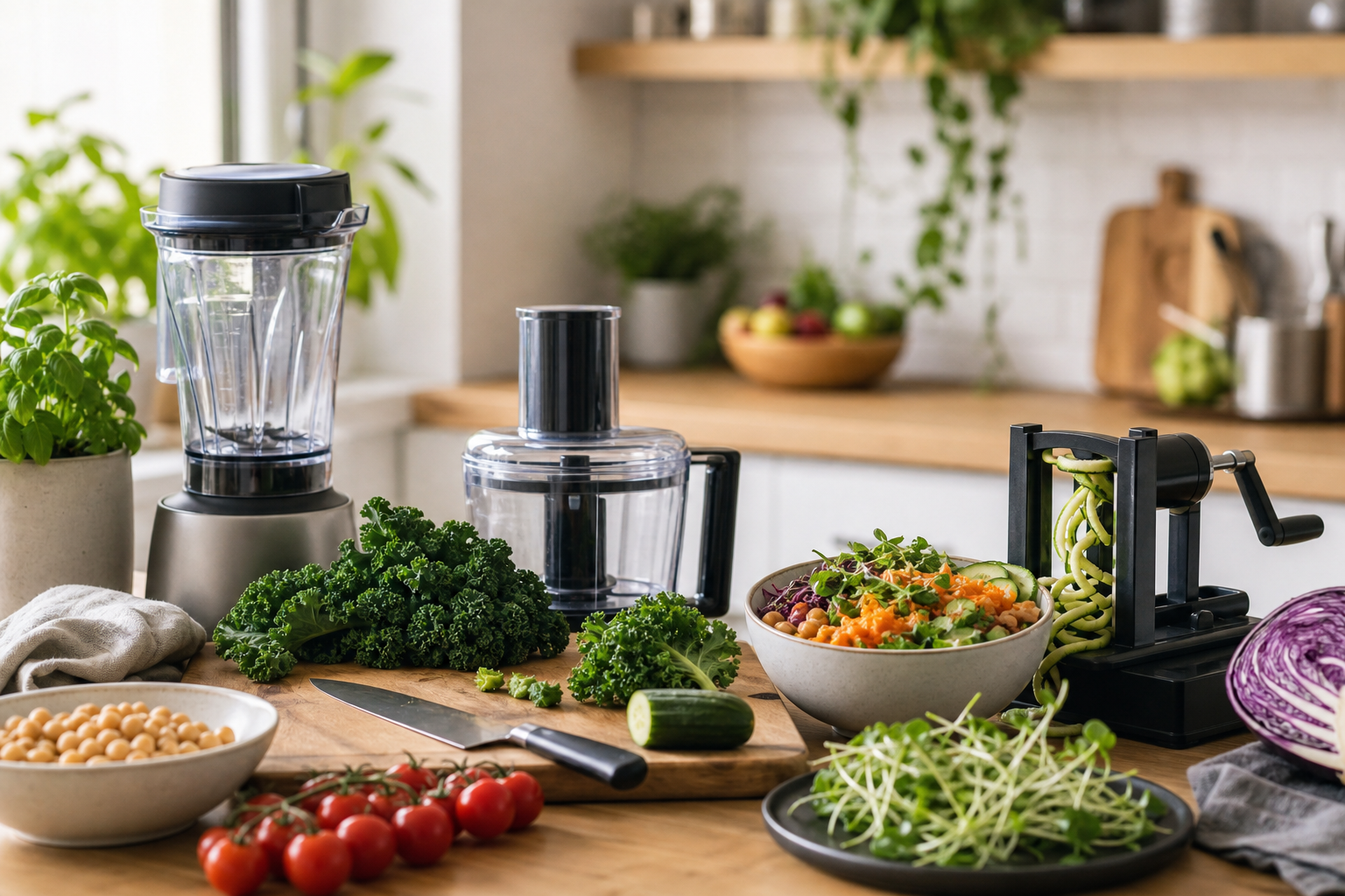 What are the best kitchen tools for preparing healthy vegan meals in 2025?