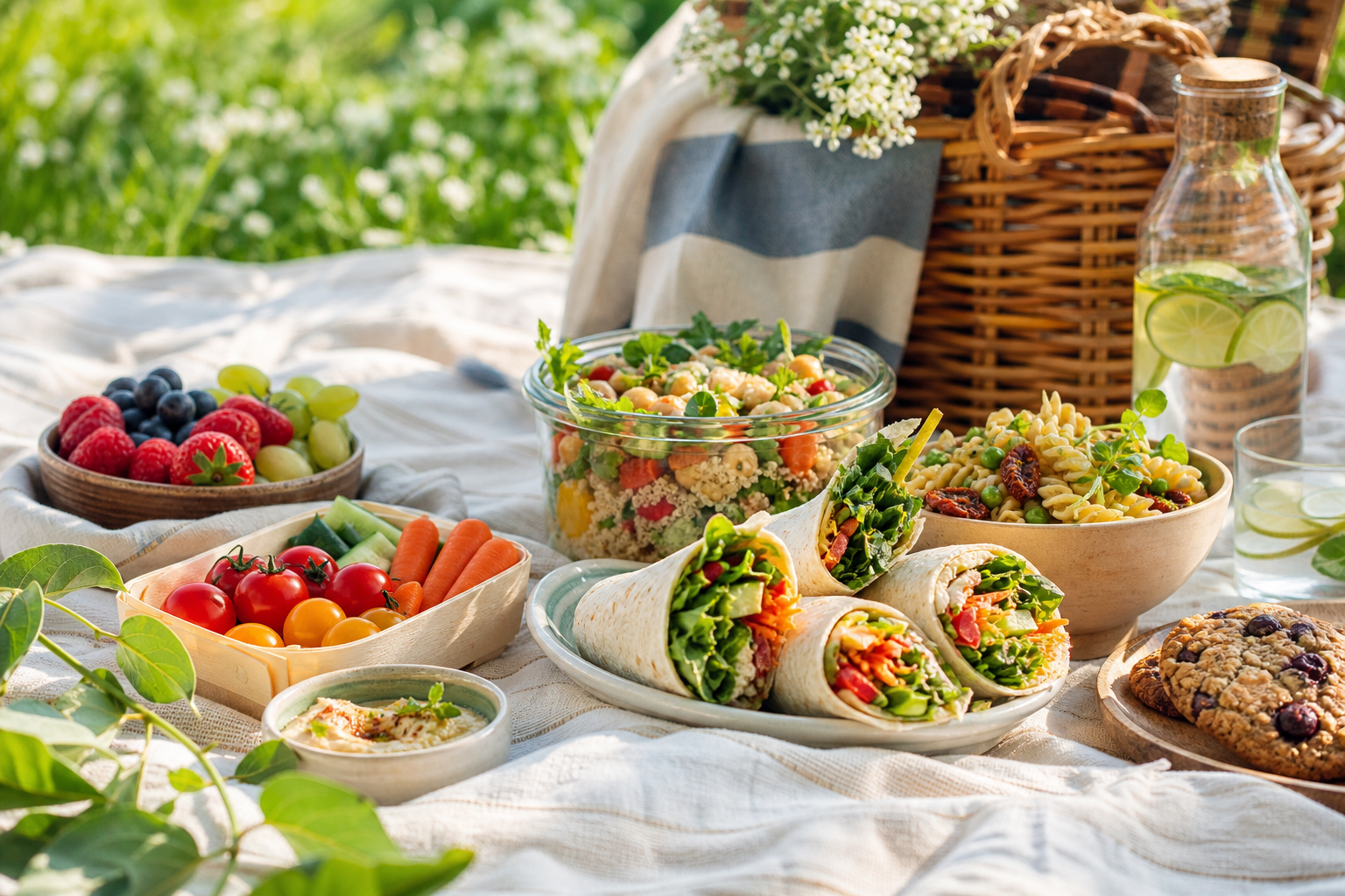 What are the best simple vegan recipes for summer picnics in 2026?