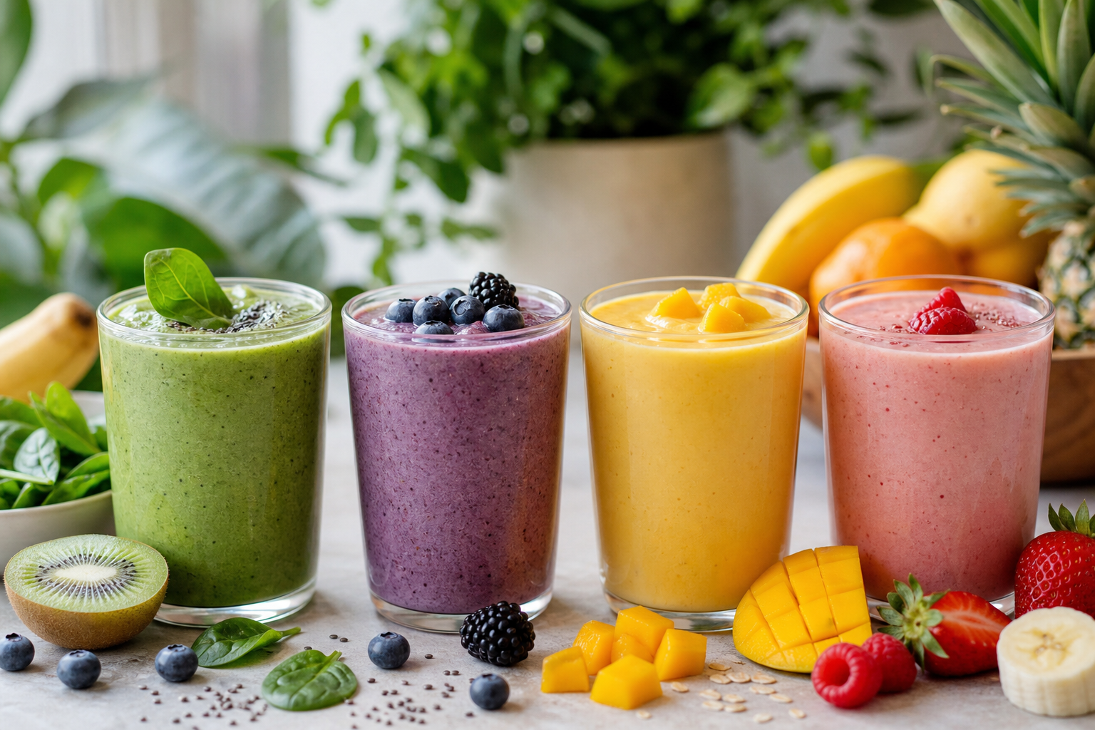 What are the best simple vegan smoothie recipes for a healthy start in 2026?
