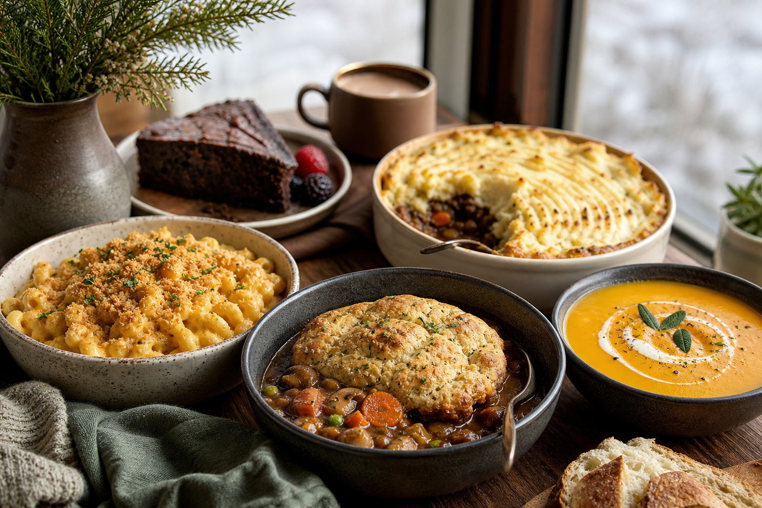 What are the best vegan comfort food recipes for winter 2025?