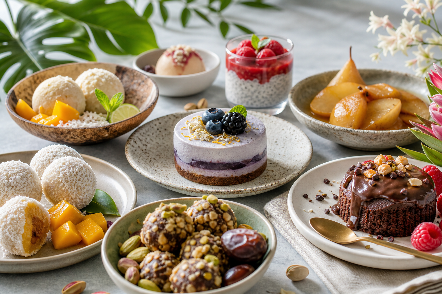 What are the best vegan dessert recipes inspired by international cuisines in 2025?