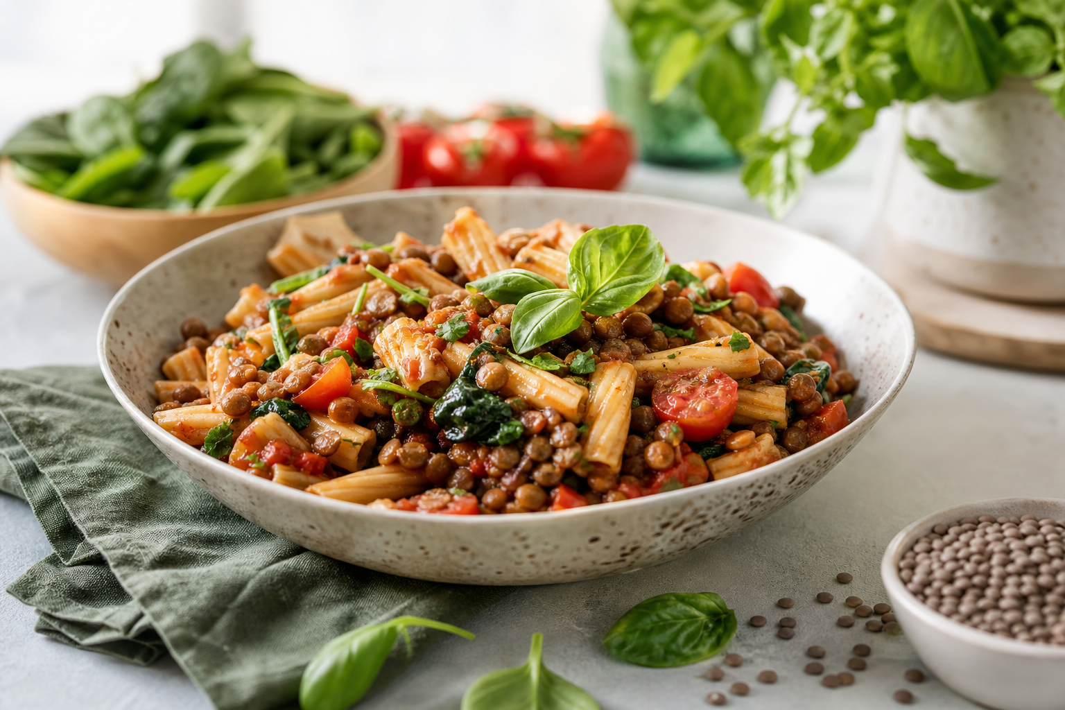 What are the best vegan pasta recipes featuring lentils in 2026?