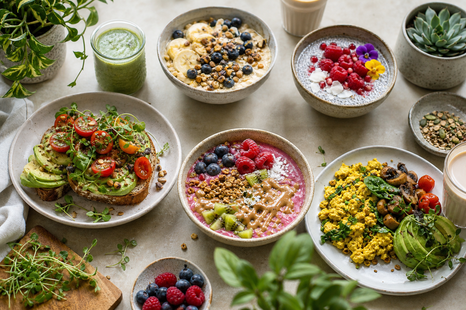 What are the healthiest vegan breakfast recipes for 2025?