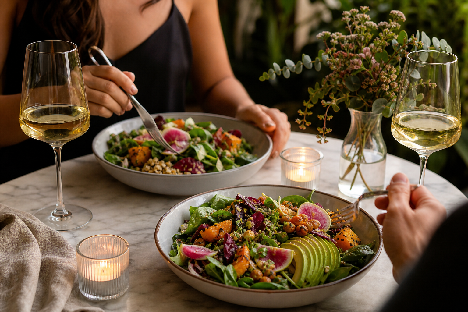 What are the most enticing vegan salad recipes for date night in 2026?