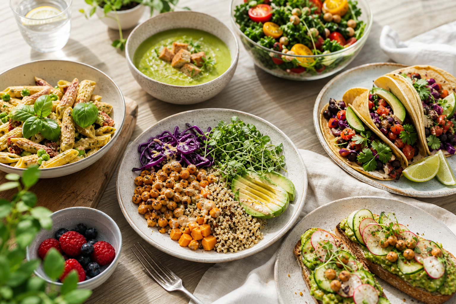 What are the most popular easy vegan recipes in 2025?