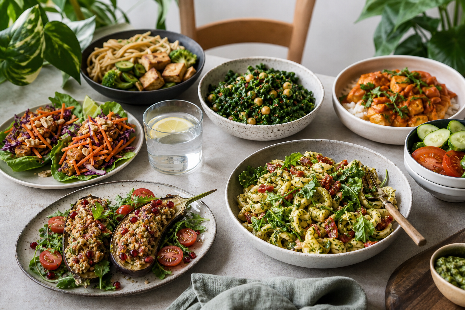 What are the most popular vegan dinner recipes on social media in 2025?