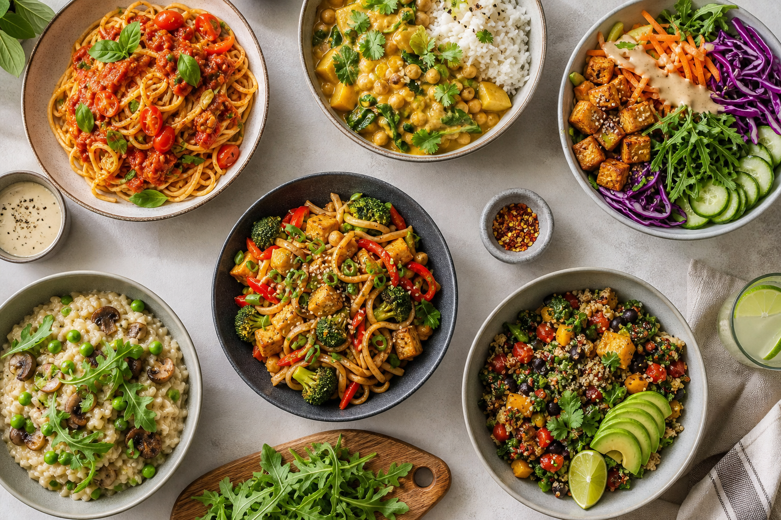 What are the top 10 easy vegan dinner recipes to try in 2025?