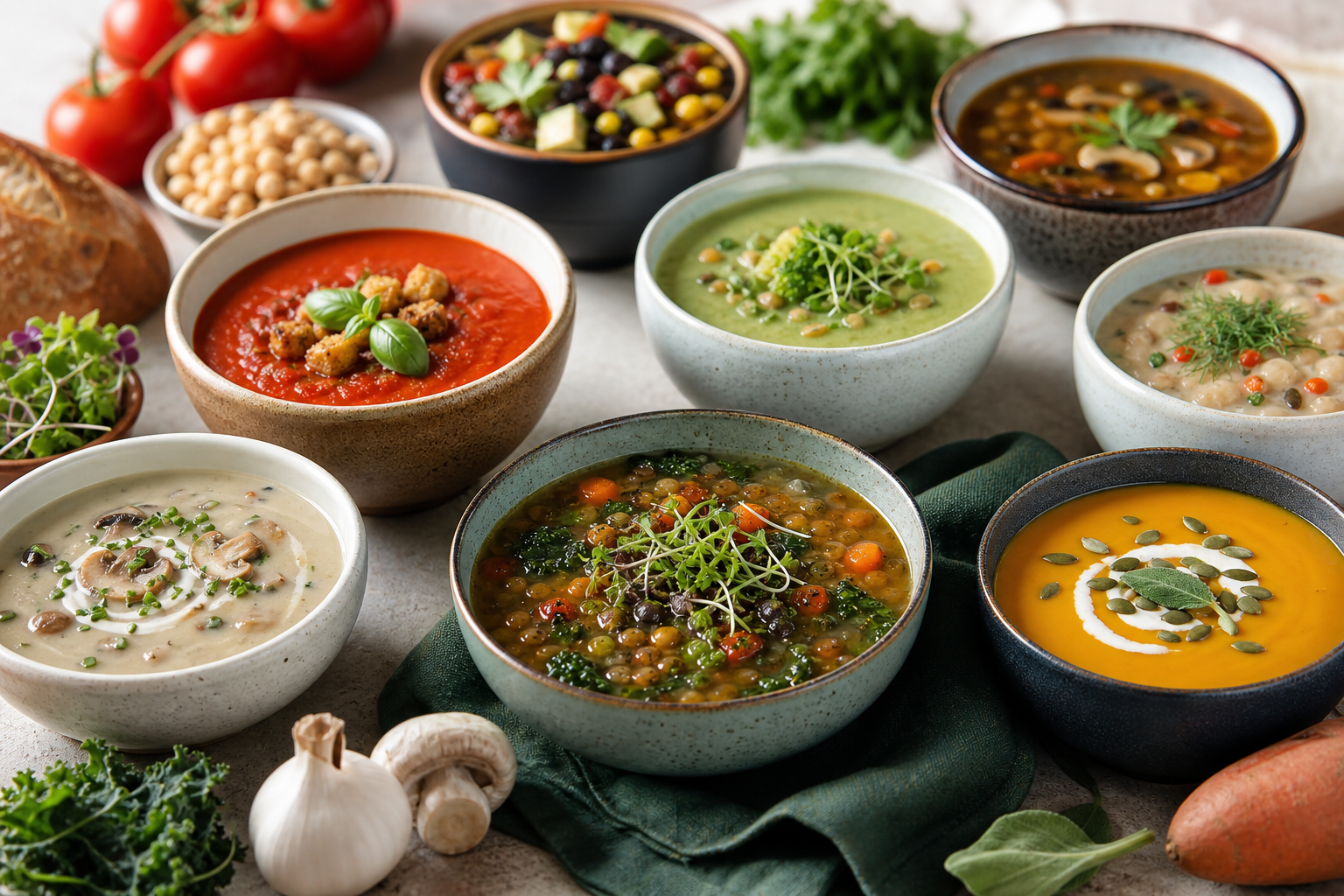 What are the top 10 vegan soup recipes to warm you up in 2026?
