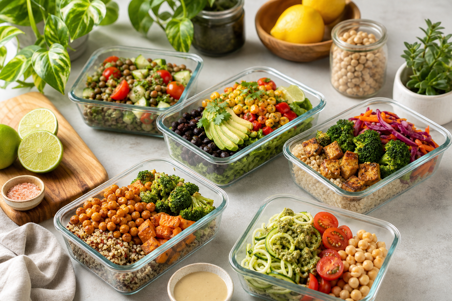 What are the top easy vegan recipes for meal prep in 2025?