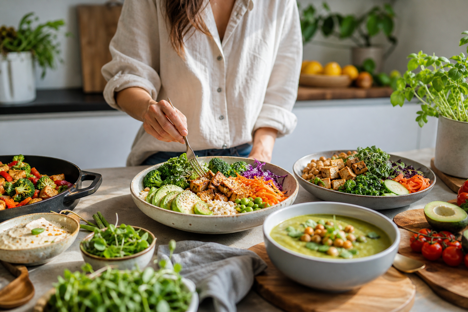 What are the top trends in quick vegan cooking for 2025?