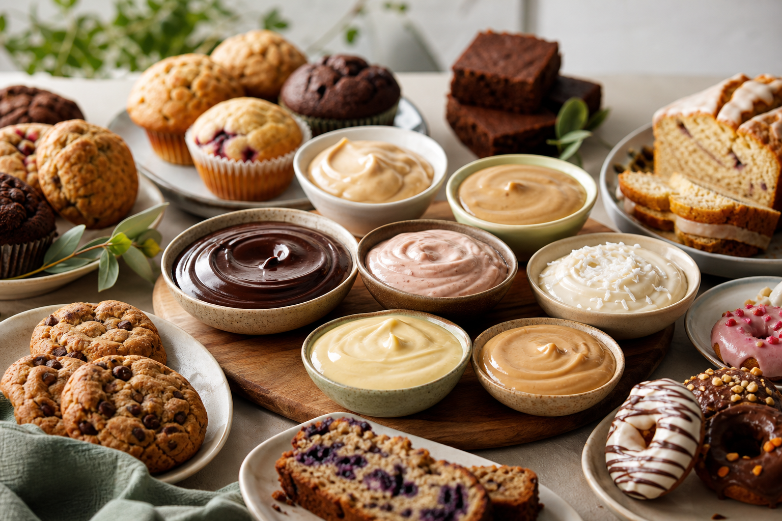 What are the top vegan dipping sauces and frostings to pair with baked goods in 2026?