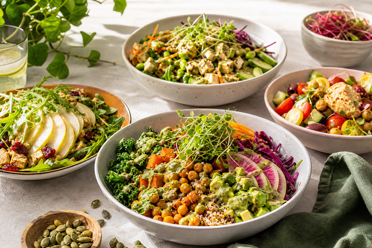 What creative vegan salad combinations should I try in 2026?