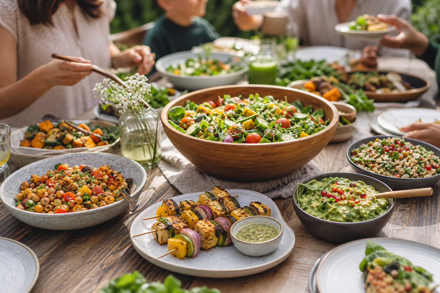 What easy vegan recipes can I make for a family gathering in 2025?