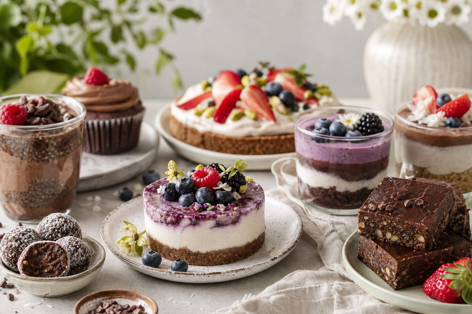 What gluten-free vegan dessert recipes are trending in 2025?