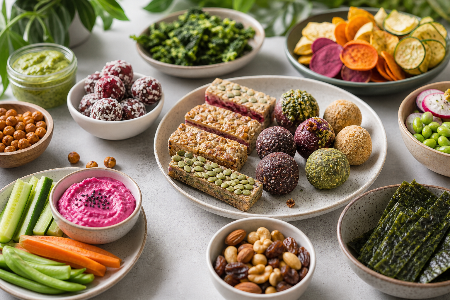 What innovative vegan snack ideas will be trending in 2025?