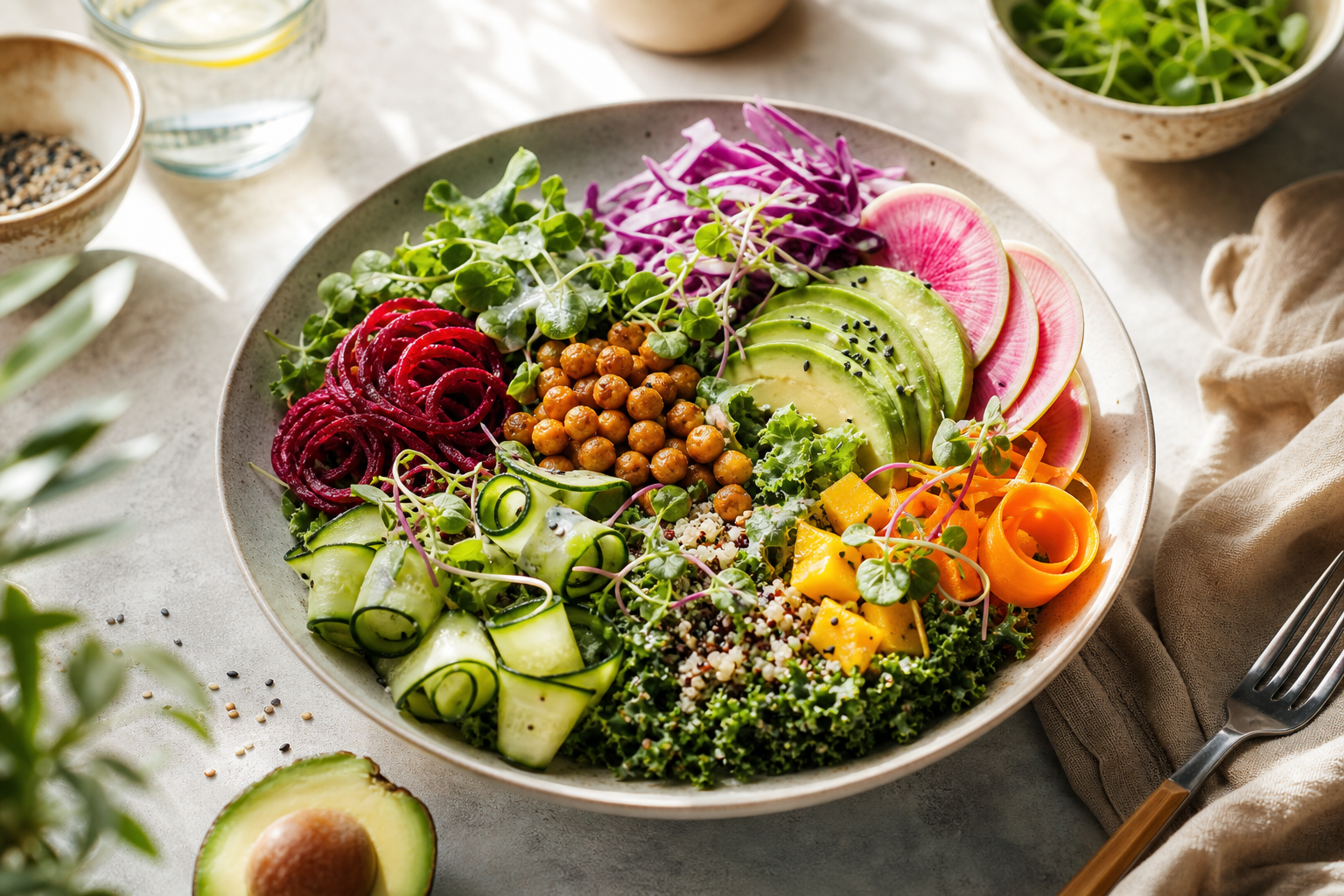 What new vegan salad trends are emerging in 2026?