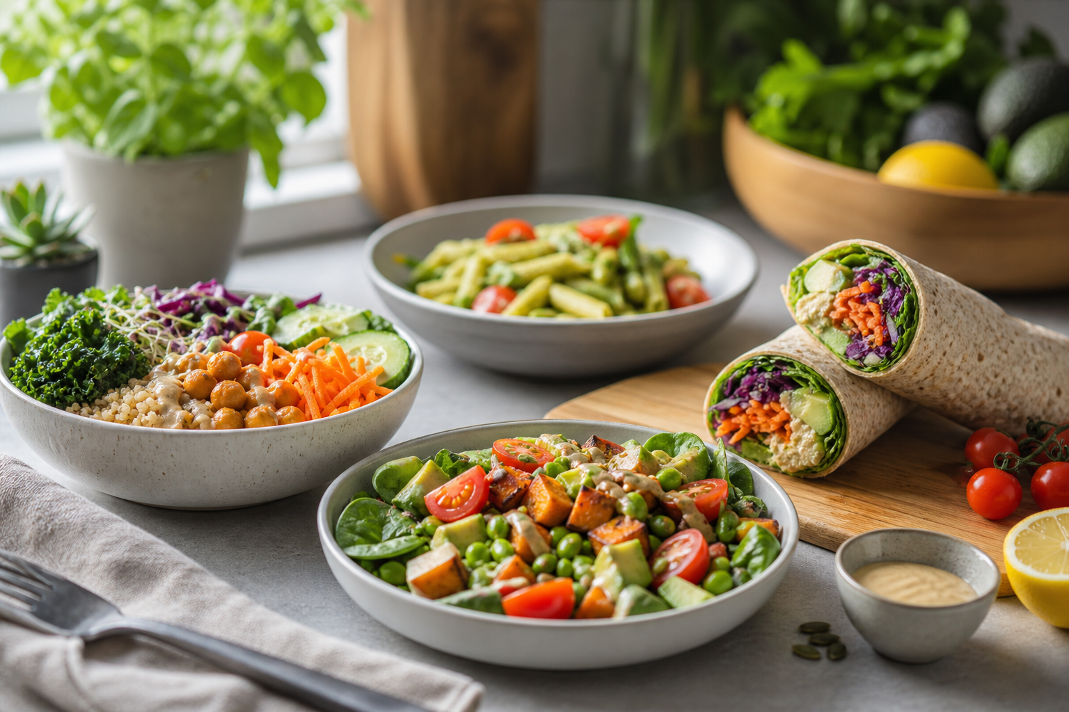 What quick vegan lunch options can I prepare in under 30 minutes in 2025?