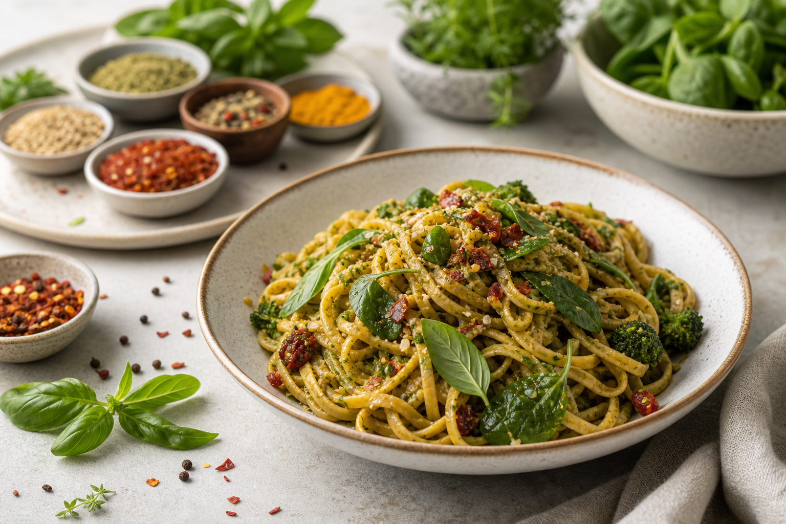 What spice combinations elevate vegan pasta dishes in 2026?