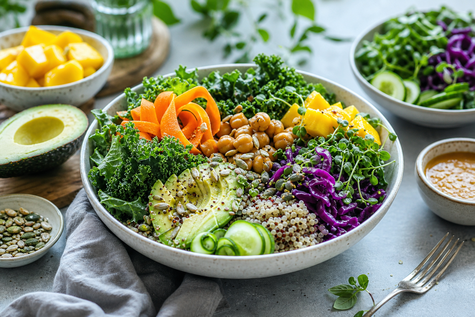 What unique gluten-free vegan salads can I make in 2025?