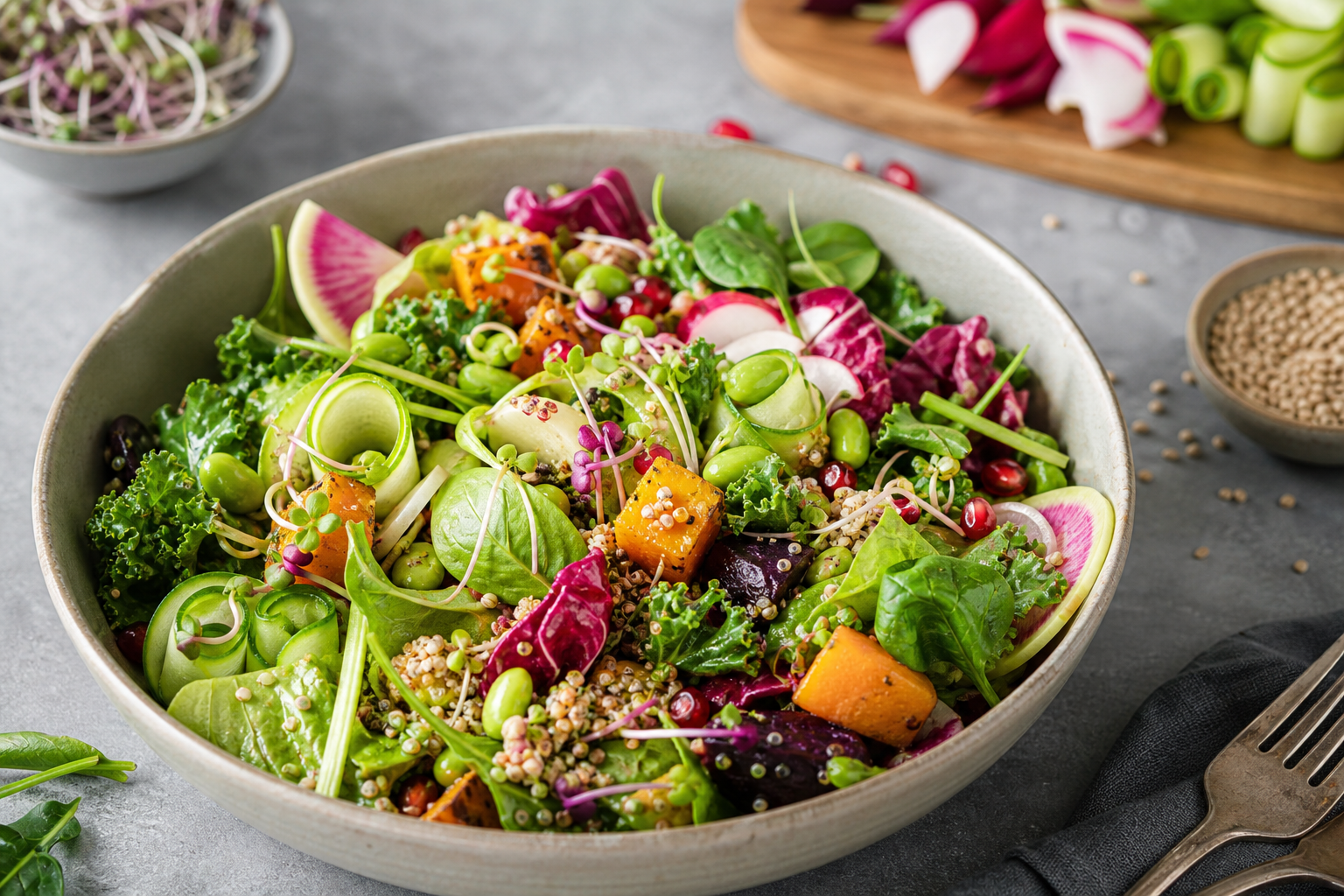 What unique ingredients can I add to my vegan salad in 2026?
