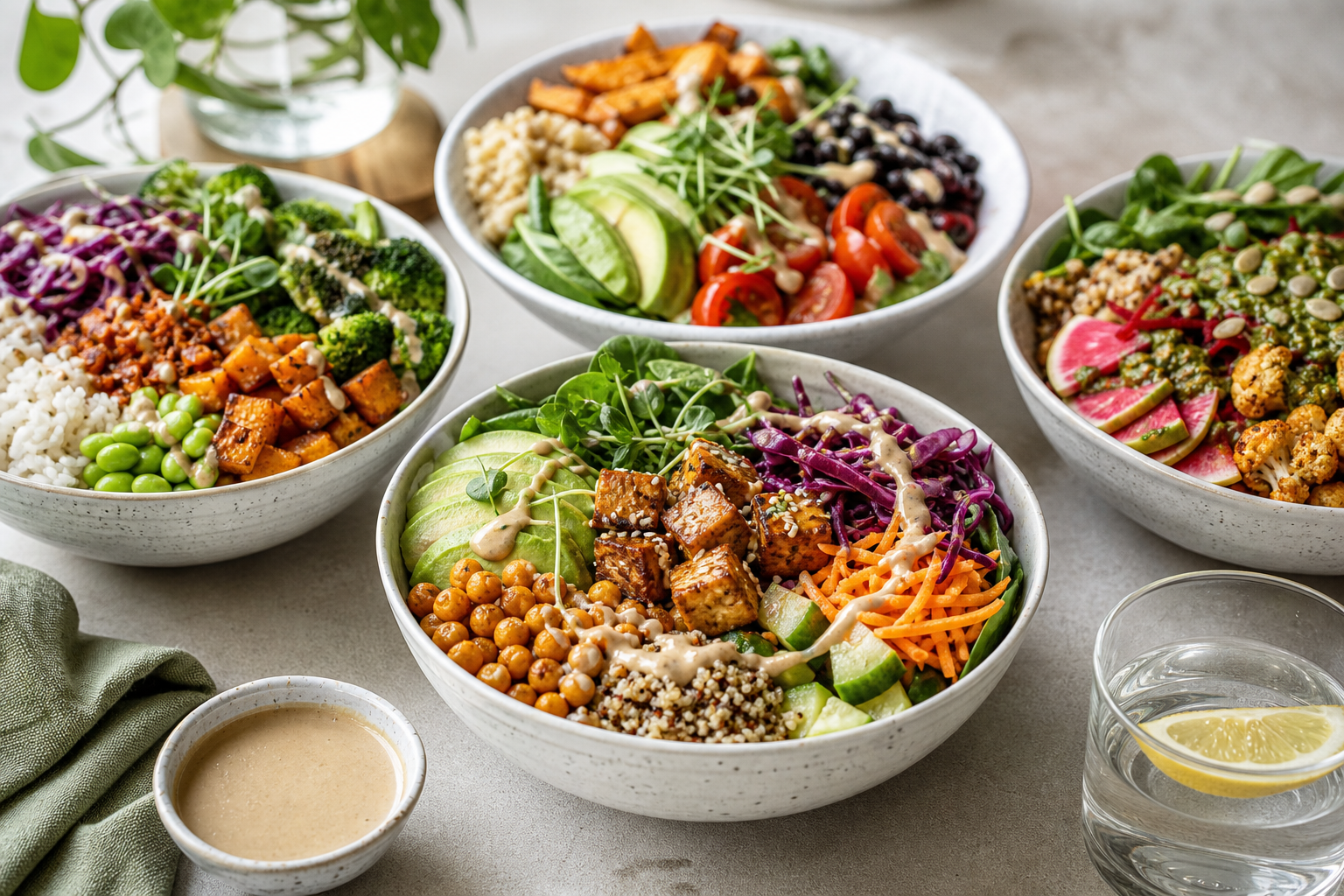 What unique vegan lunch bowls can I prepare in 2025?